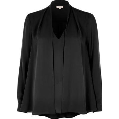 Black 2 In 1 blouse